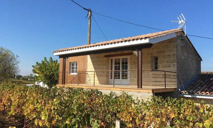 Saint-Christophe-des-Bardes Casa | Le Chalet Vigneron - Anexo al Château Saint Christophe - 3 minutos de Saint Emilion