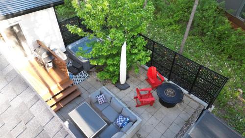 Pont-Rouge Chalet De Esquí | Le Naturel Spa & Foyer & Détente