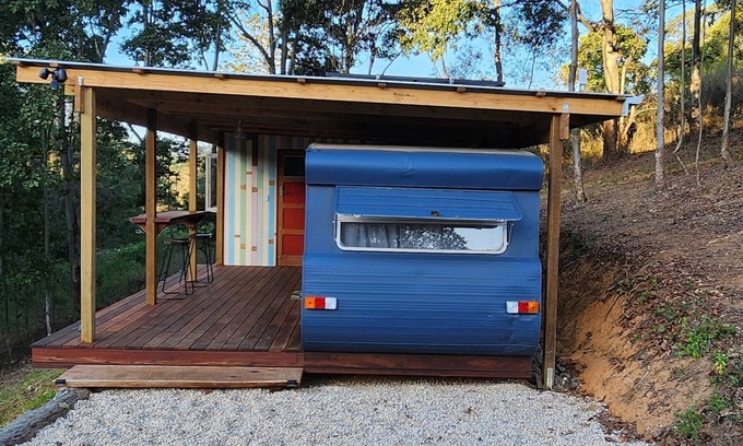 Traveston Cabina | Little Soho – A Soulful Off-Grid Caravan Retreat