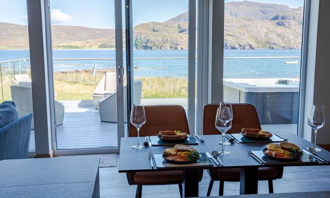 Garve Casa | Bungalow-Baño privado con ducha-Lujoso-Vista a la playa-Lodge with hot tub