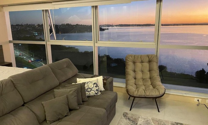 Cristal Apartamento | Loft com vista incrível no Barra Shopping