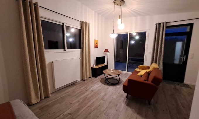 Gouesnach Apartamento | LOFT LA PRAIRIE (50m2) in the heart of the Breton Riviera, near Bénodet.