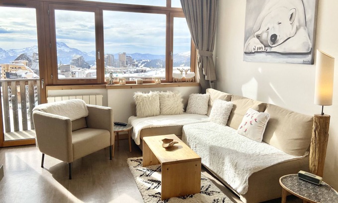 Avoriaz Apartamento | Lovely 3 room with exceptional view in the heart of Avoriaz (ski-in/ski out!)