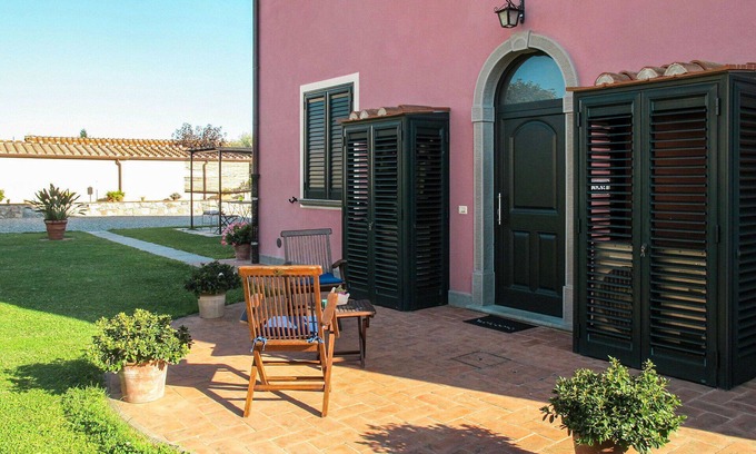 San Michele di Moriano Villa | Bonito apartamento en villa para 5 personas con A/C, WIFI, piscina, TV y terraza