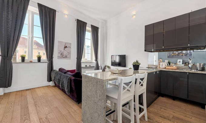 Old Town Apartamento | Lumina apart with view on Plac Zamkowy