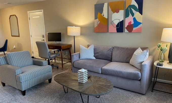 Tuttle West Apartamento | Lux Dublin Hideaway | Desk + WiFi + Doggie Park!