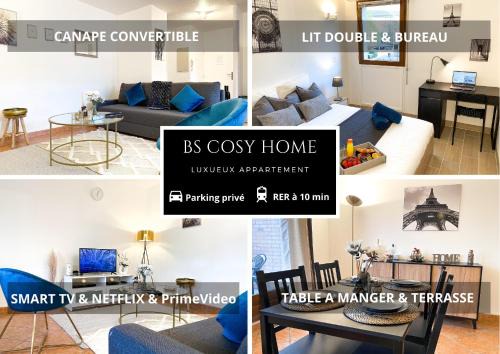 Courcouronnes Apartamento | Luxueux Appartement Evry Centre - Parking - RER à 10 min