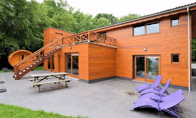 Sevry Chalet De Esquí | Chalet de lujo en Beauraing con sauna