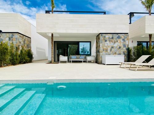 Torre-Pacheco Villa | LUXURY VILLA ROMERO WITH PRIVATE HEATED POOL at SANTA ROSALIA RESORT by PREMIUM SPAIN PROPERTIES