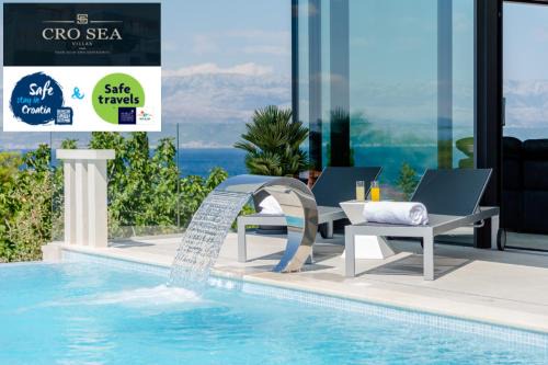 Sutivan Casa | Luxury "Villa Vitae" with heated infinity-pool, 8 sleeps