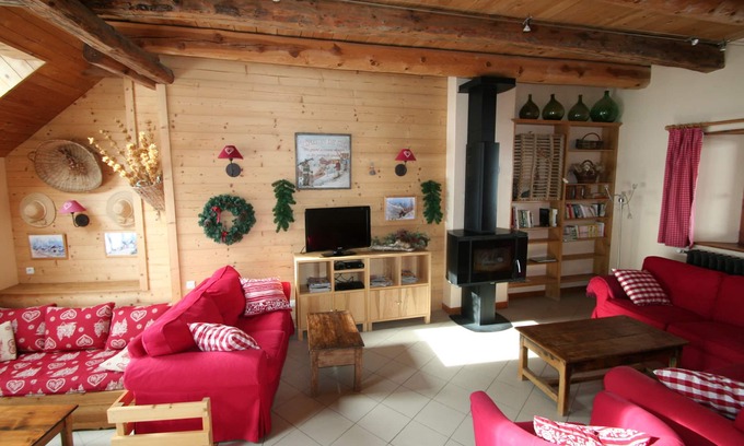 Puy-Saint-Vincent Chalet De Esquí | Magnífico loft de 200 m², muy luminoso, 6 dormitorios, 6 baños, 5 aseos.