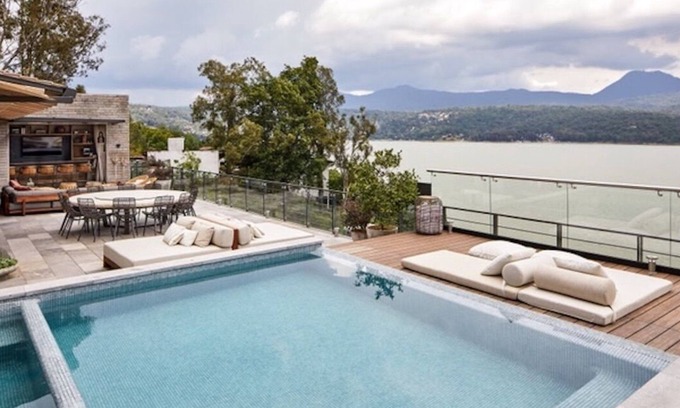 Centro Casa | Magnífica vista al lago, hermosamente amueblado, casa de 6 habitaciones, acceso al lago