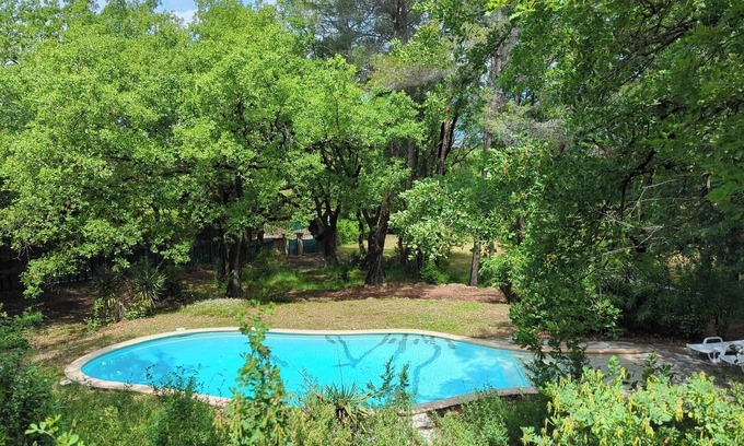 La Grand-Chile Casa | Maison de Vacances Grand Jardin et Piscine a Chateauneuf de Grasse