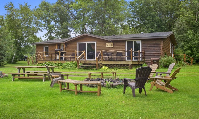 Garrison Casa | Escapada de Mille Lacs ubicada en entrada privada