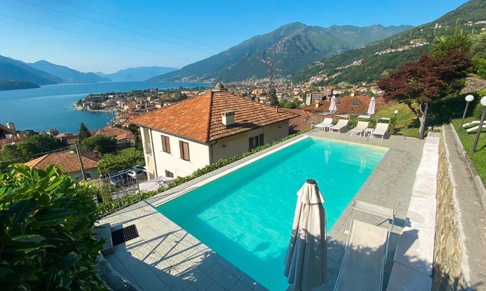 Consiglio di Rumo Apartamento | Miralago Giardino EG-Ferienwohnung