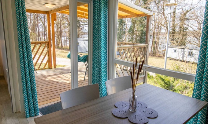 Hohenlychen Casa | Casa móvil Loggia 1 - casas móviles en la playa