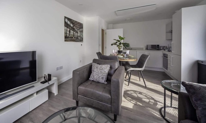 Willesborough Apartamento | Modern 2 Bedroom Apartment in Ashford w Balcony