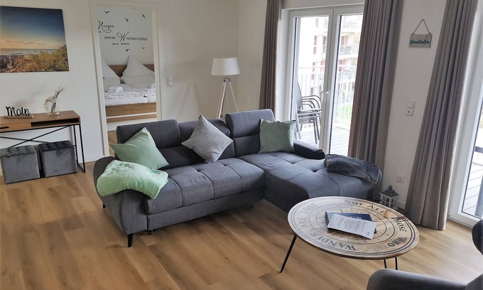 Schillig Apartamento | Modern, high-quality vacation apartment, sauna, large balcony, close to the beach