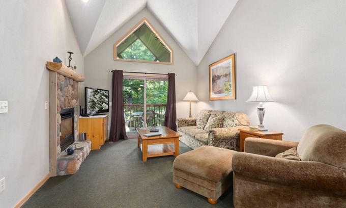 Lake Shore Condominio | Modern Lakeview Apt w/Fireplace