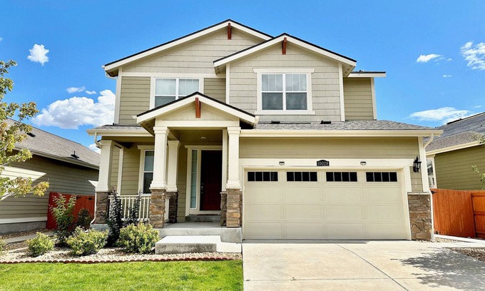 Parker Casa | Modern Parker Tudor Home w/ 4 Bed, 3.5 Bath, Office, Fenced Yard & 2 Car Garage