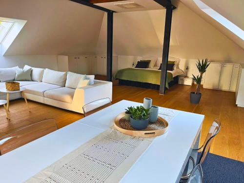 Oberdorla Apartamento | Modernes Loft im Zentrum von Hattingen