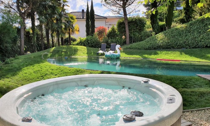Montreux City Centre Villa | Montreux Rotana Garden House with Private Pool - Swiss Hotel Apartments