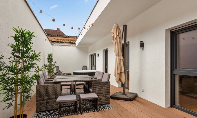 Osterreicher Kolonie Apartamento | MT Living Große Terasse - Whirlpool