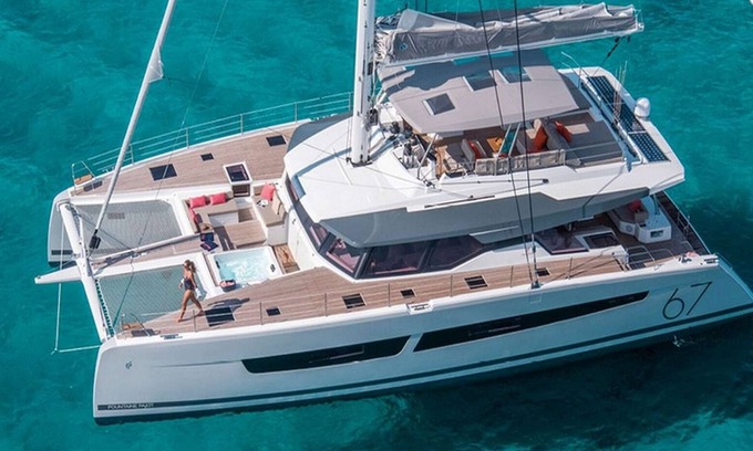 Road Town Alquiler De Eote | MUST SELL 1-3 wks ALL INCLUSIVE crewed BVI private yacht charter FP 67 Catamaran