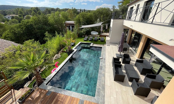 Saint-Gely-du-Fesc Villa | New architect-designed villa, 180m2, swimming pool, 12 minutes from Montpellier