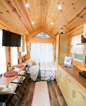 Navarre Complejo | New Custom Tiny Home Retreat with Bunnies, Chickens and Goat