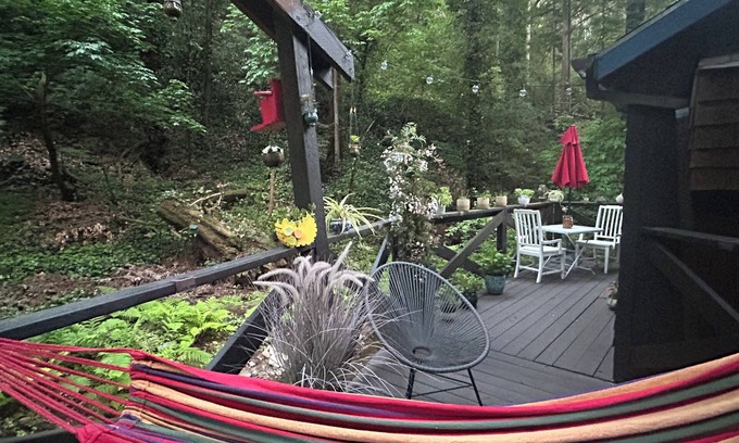 Ben Lomond Cabina | NEW Historic Santa Cruz Redwoods Retreat 1BR Cabin on a Serene Creekside Acre