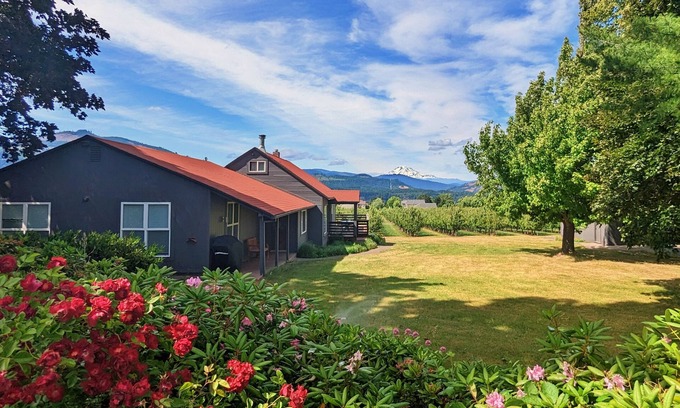 Hood River Casa | New listing, 4 bed 2.5 bath, amazing view of Mt Adams minutes from Downtown