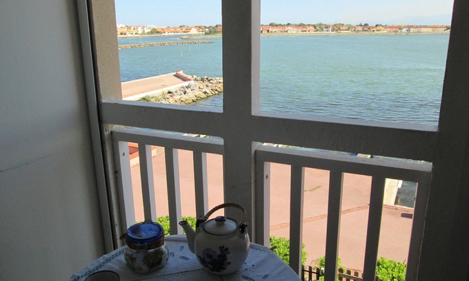 Le Barcares Apartamento | Nuevo estudio sin frente con hermosa vista al lago marino