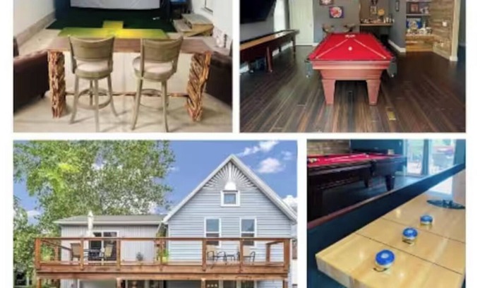 Tremont Casa | NEW~ "The Wolf of Tremont"-Golf Simulator,85 in tv, Pool Table+Shuffleboard!!!