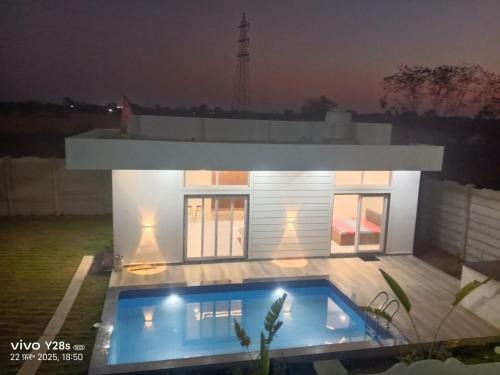 Ashta Villa | Nirvan Stays with Pool ,Indore Bhopal Highway