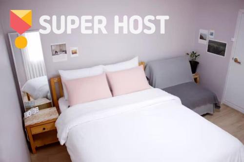 Beon 1-dong Apartamento | No 44525ㅣprivateㅣWiFiㅣcozyㅣcomfyㅣ3min Suyu Stn