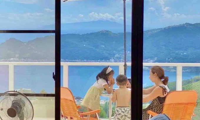 Atami Villa | Ocean view cloud sea hot springs fireworks BBQ large playground equipment photography Atami Tenku