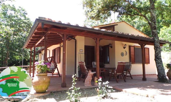 Monteverdi Marittimo Casa | Orizzonti del Castelluccio Sole e Luna villetta confortevole accogliente e rilassante