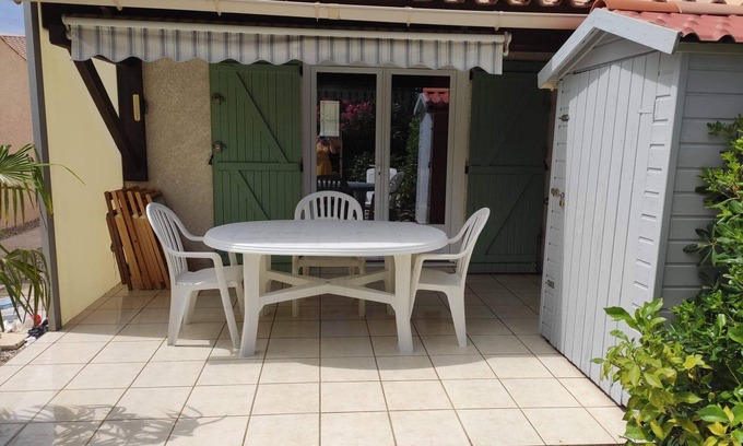 Gruissan Cabina | Pavillon à 100 Mètres de la Plage Avec Piscine