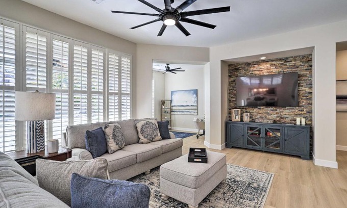 Desert Palms Casa | Pool Access Mtn-View Palm Desert Home!