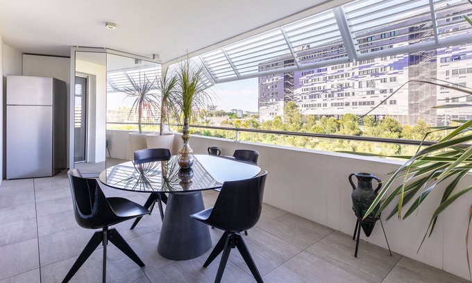 Aiguerelles Apartamento | Port Marianne: excelente T2 con terraza y garaje