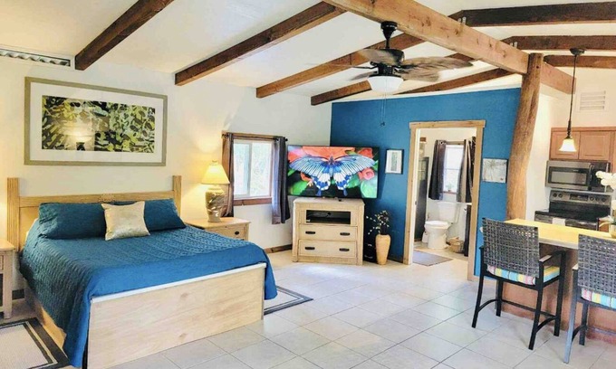 Pahoa Apartamento | COMPRUEBE GETAWAY CON UNA TINA CALIENTE CERCA DE LAS ATRACCIONES DEL ÁREA Y EL ACCESO AL MAR