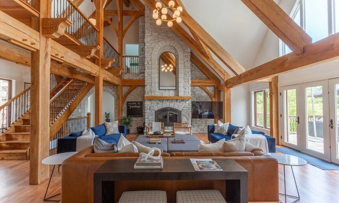 Berrien Springs Casa | Private Country Home with Pool, Hot Tubs & Fire Pit, Close to Wineries & Beach