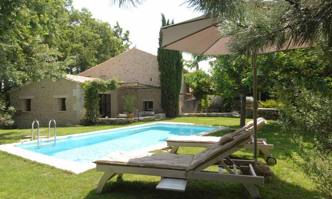Saignon Otro | Provence-Luberon bonita casa de campo antigua con piscina