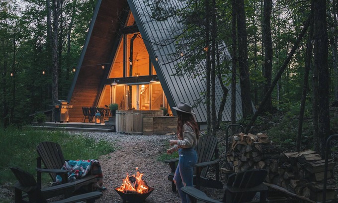 Thorne Cabina | Prunella № 1, Prunella № 1 - A-Frame Cabin Getaway - Design, Comfort & Nature