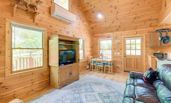 Laurel Springs Cabina | Quaint Cabin w/ Stream in Blue Ridge!