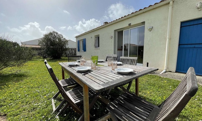 Saint-Denis-d'Oleron Casa | Casa 3 Piezas Tranquila Cerca del Océano y Faro - 6 Camas - WIFI, Aparcamiento