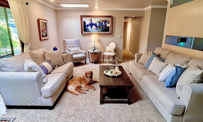 Pacheco Casa | Quiet French country retreat perfect for extended stays, relocations & families.