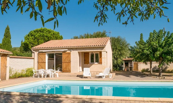 Argeliers Casa | Casa clasificada 3 * tranquilas tiendas de piscina privada y canal du midi