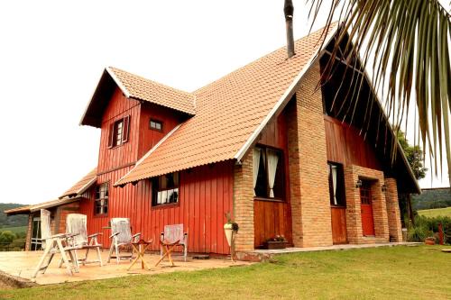 Ponte Alta Chalet De Esquí | Refugio na Serra Catarinense Chale bem equipado